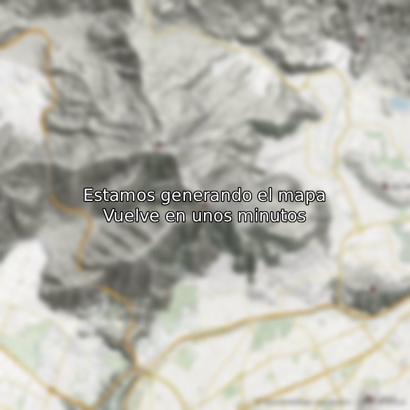 Mapa Cerro Peñas Coloradas