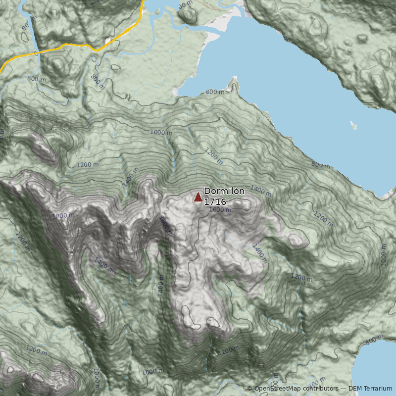 Mapa Cerro Dormilón