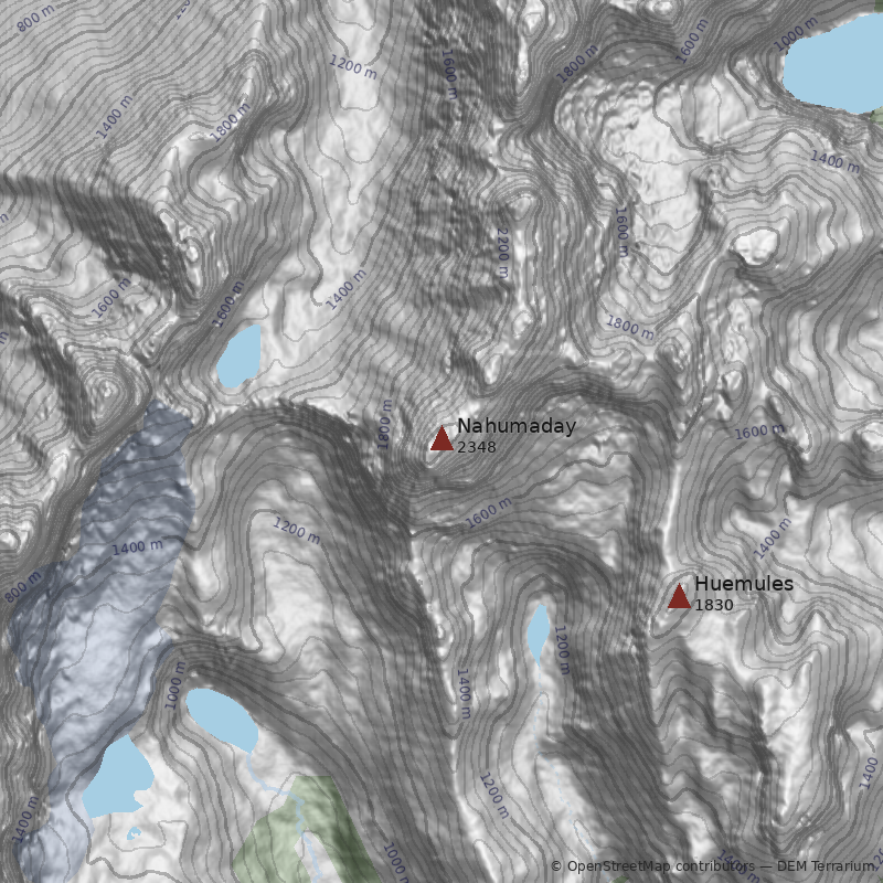 Mapa Aguja Nahumaday