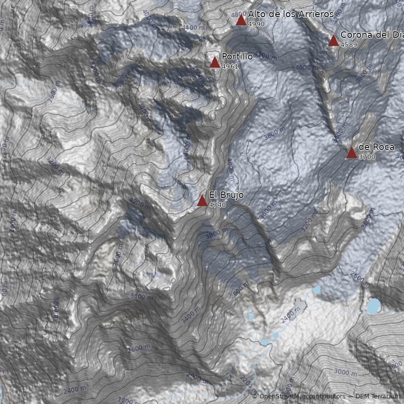 Mapa Cerro El Brujo