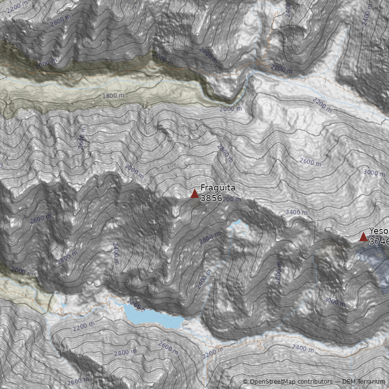 Mapa Cerro Fragüita