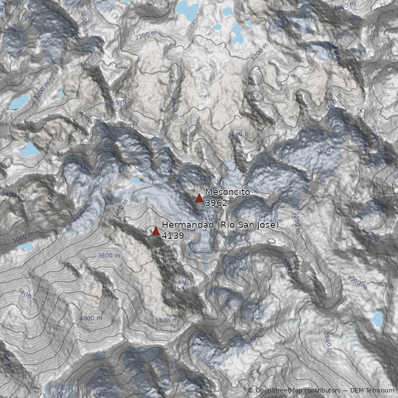 Mapa Cerro Mesoncito