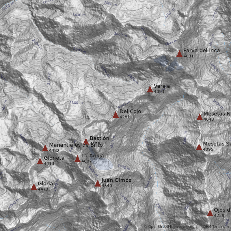 Mapa Cerro Del Cojo