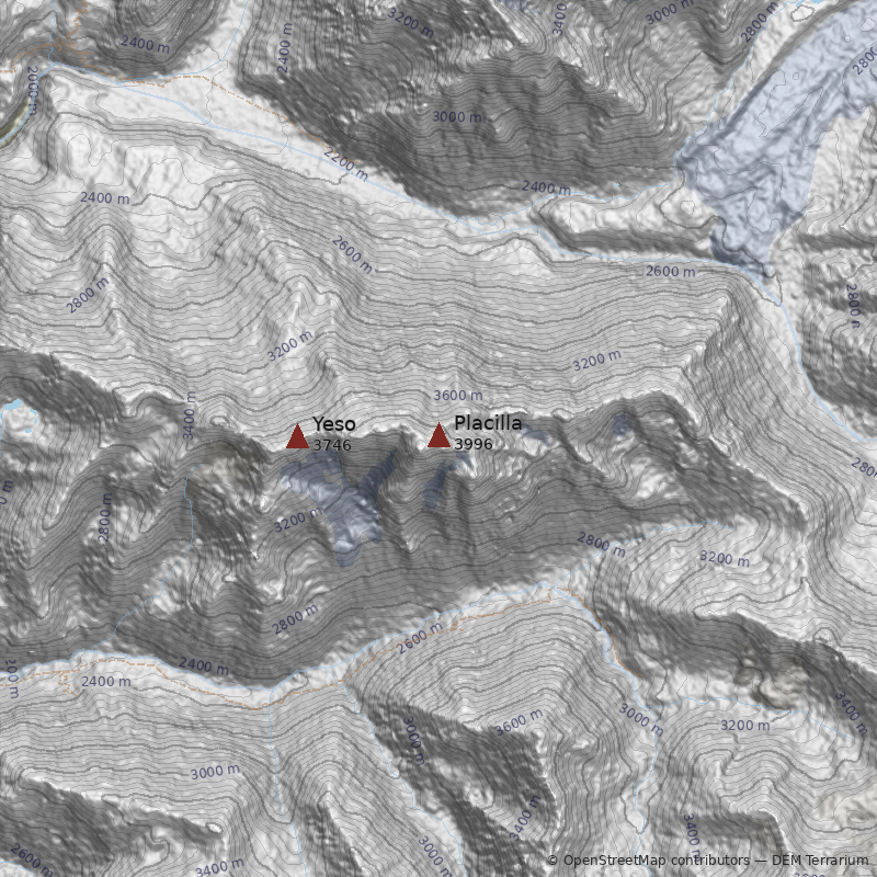 Mapa Cerro Placilla