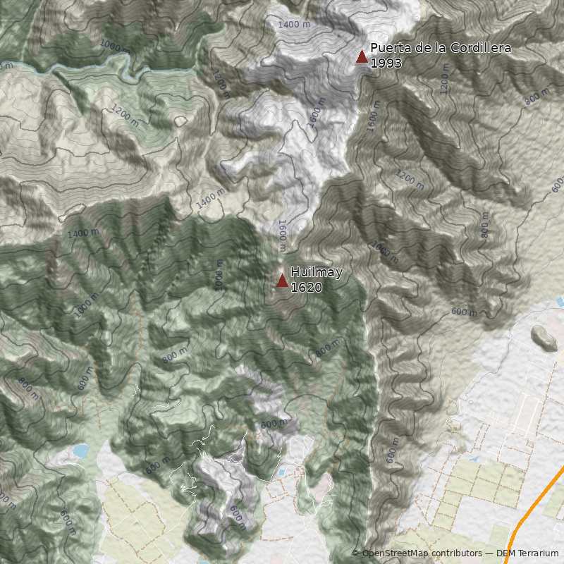 Mapa Punta Huilmay