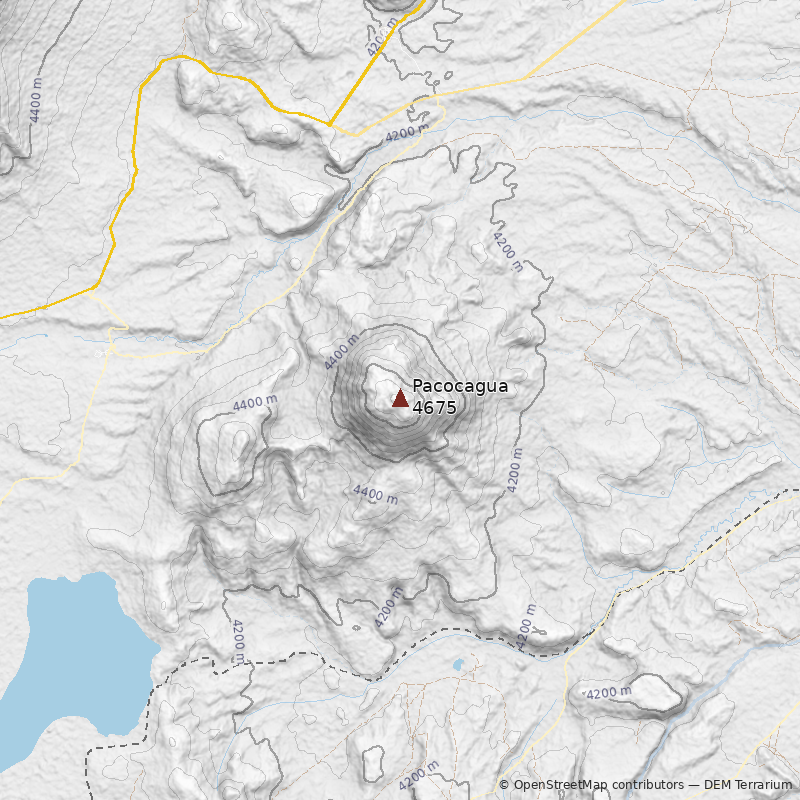 Mapa Cerro Pacocagua