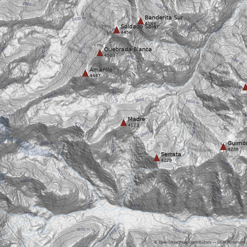 Mapa Cerro Madre