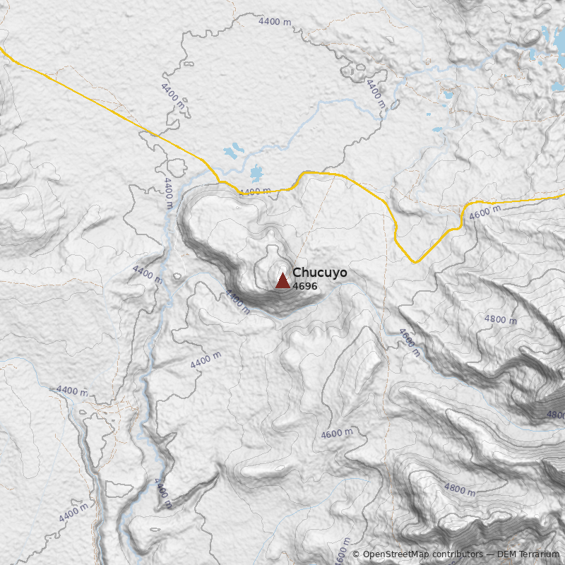 Mapa Volcán Chucuyo