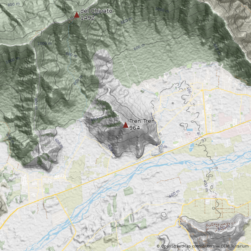 Mapa Cerro Tren Tren