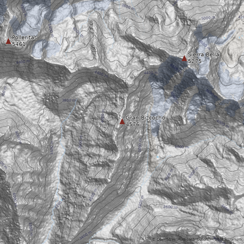 Mapa Cerro Gran Bizcocho