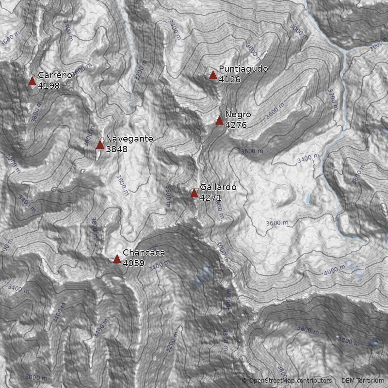 Mapa Punta Gallardo