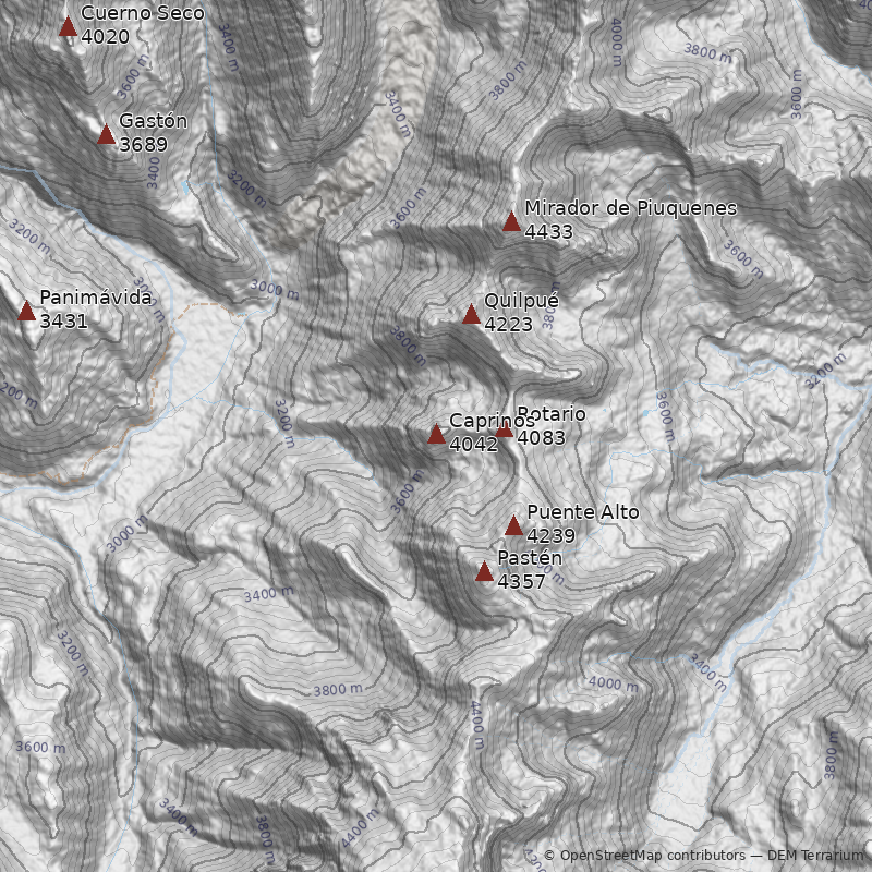 Mapa Cerro Caprinos