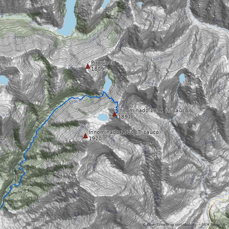 Mapa Cerro Los Patos
