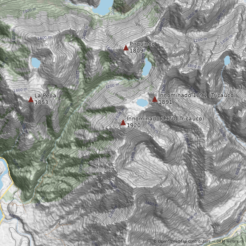 Mapa Cerro Los Metales