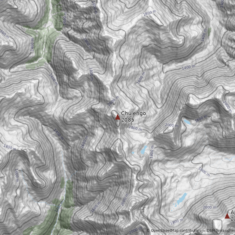 Mapa Cerro Chulengo
