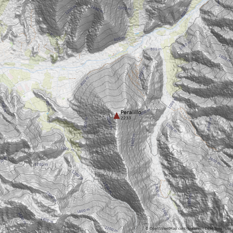 Mapa Cerro Peralillo