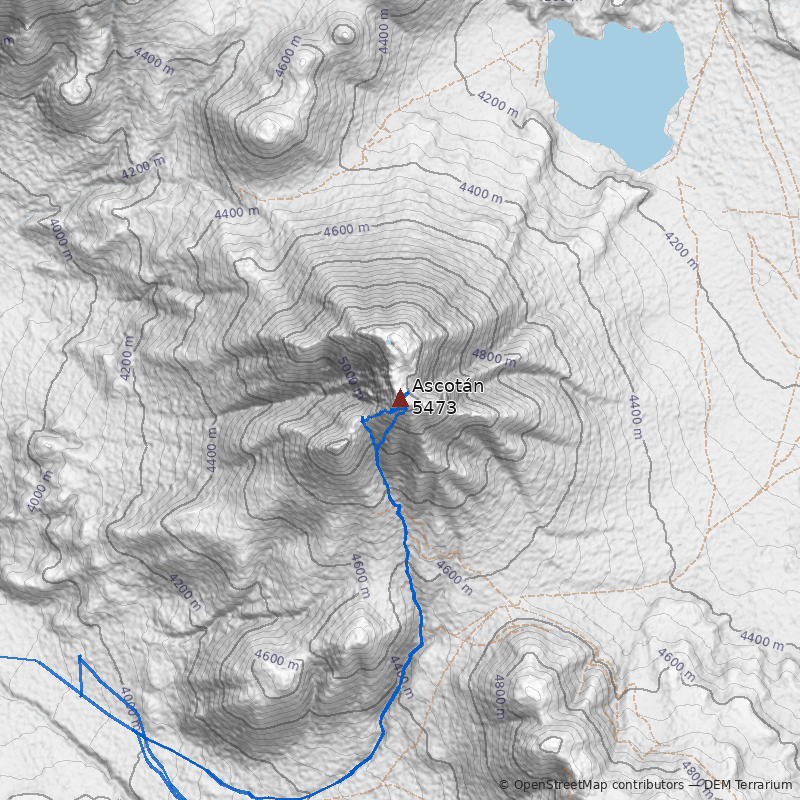 Mapa Volcán Ascotán