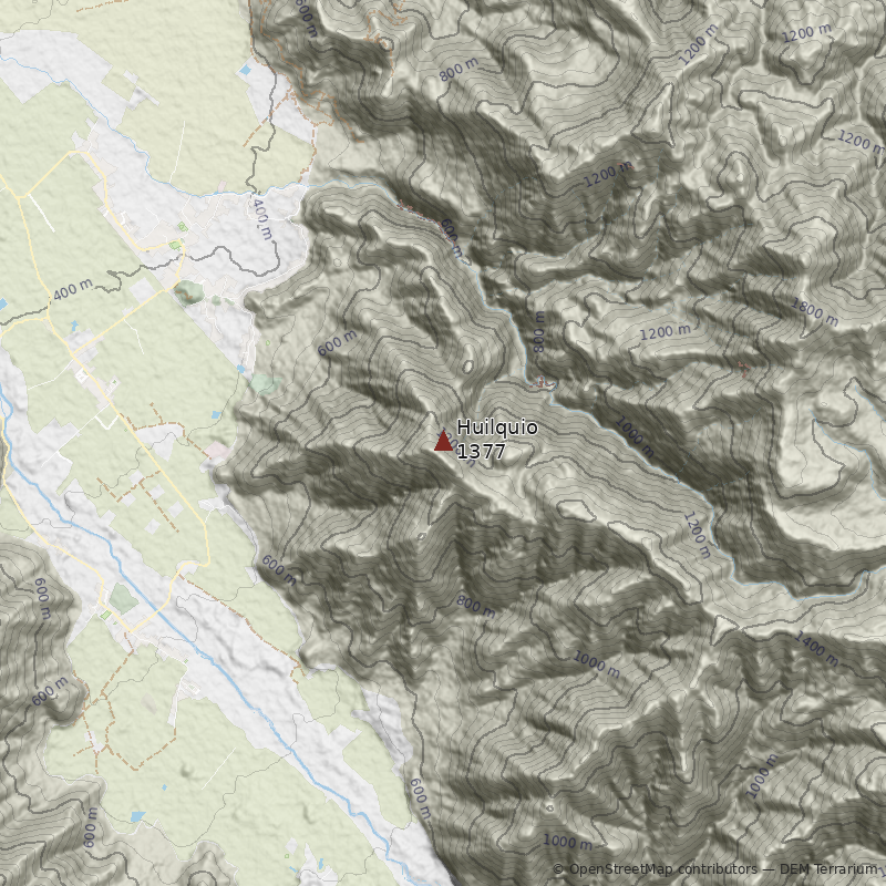 Mapa Cerro Huilquio