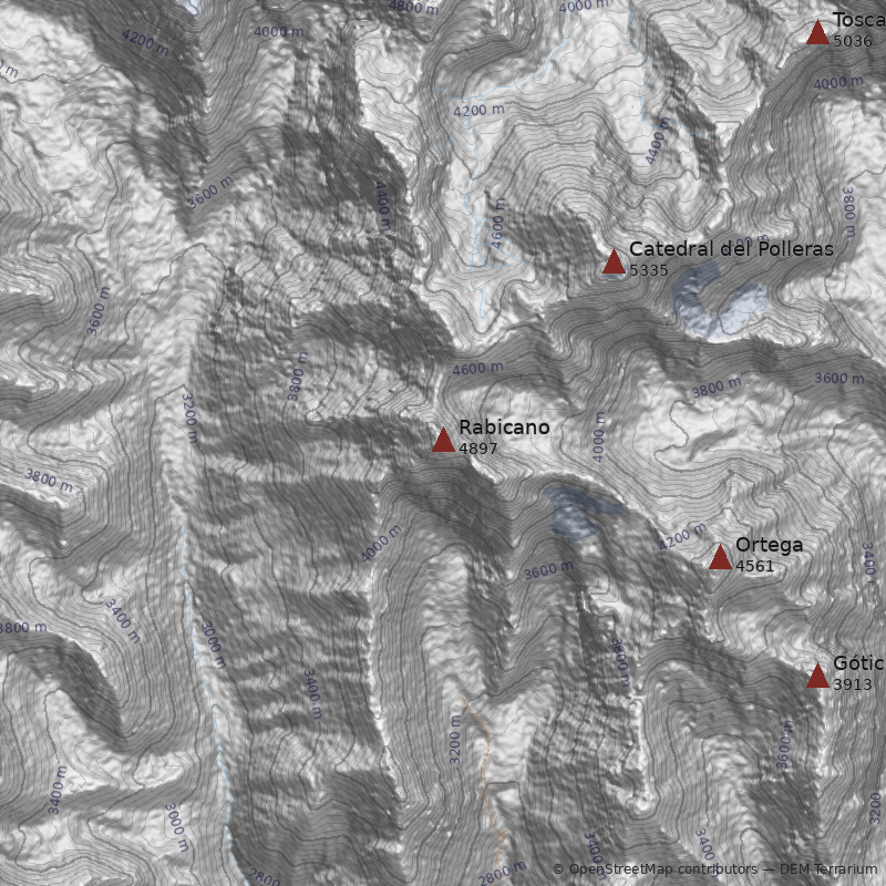 Mapa Morro Rabicano