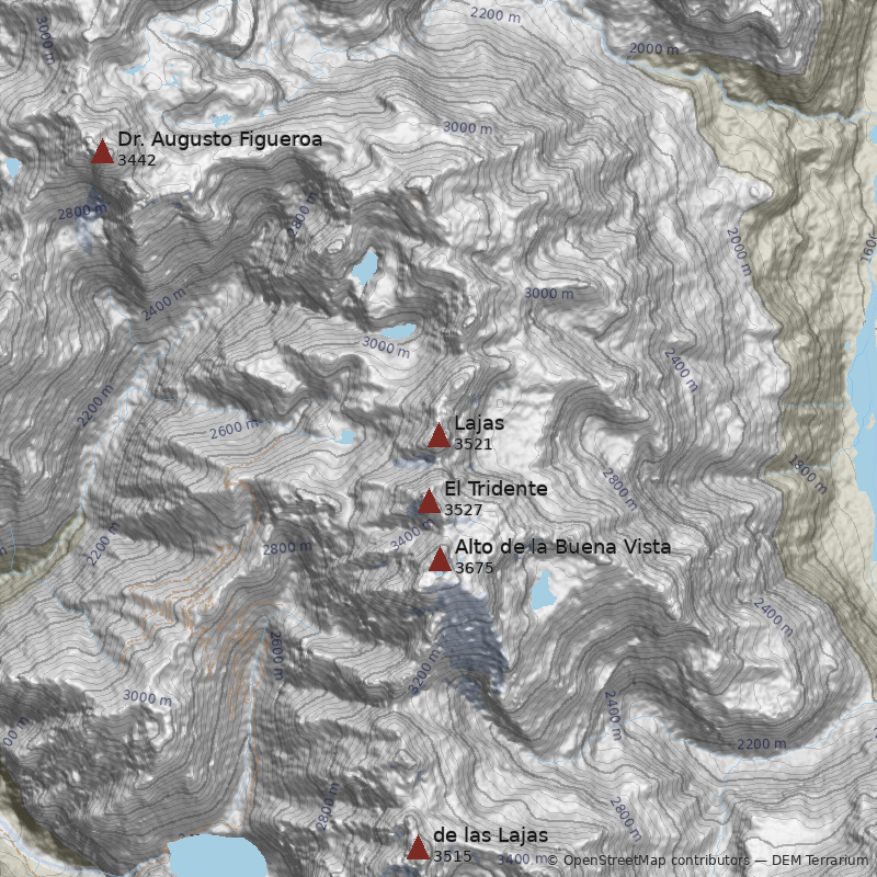 Mapa Punta Lajas