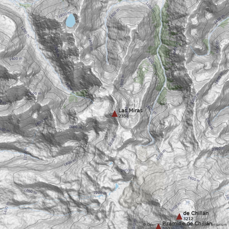 Mapa Cerro Las Miras