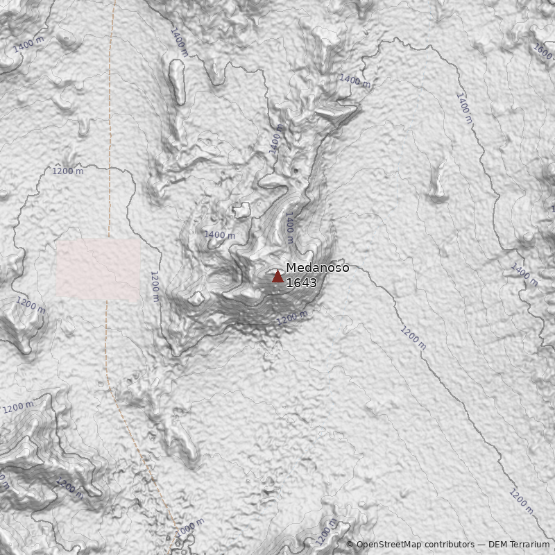Mapa Cerro Medanoso