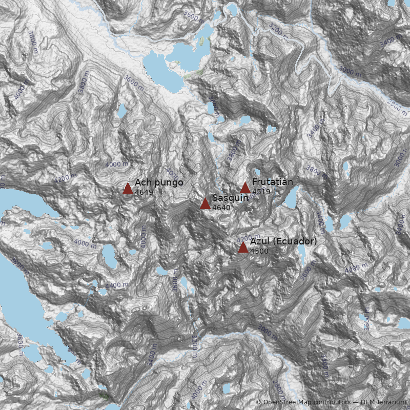 Mapa Cerro Sasquin