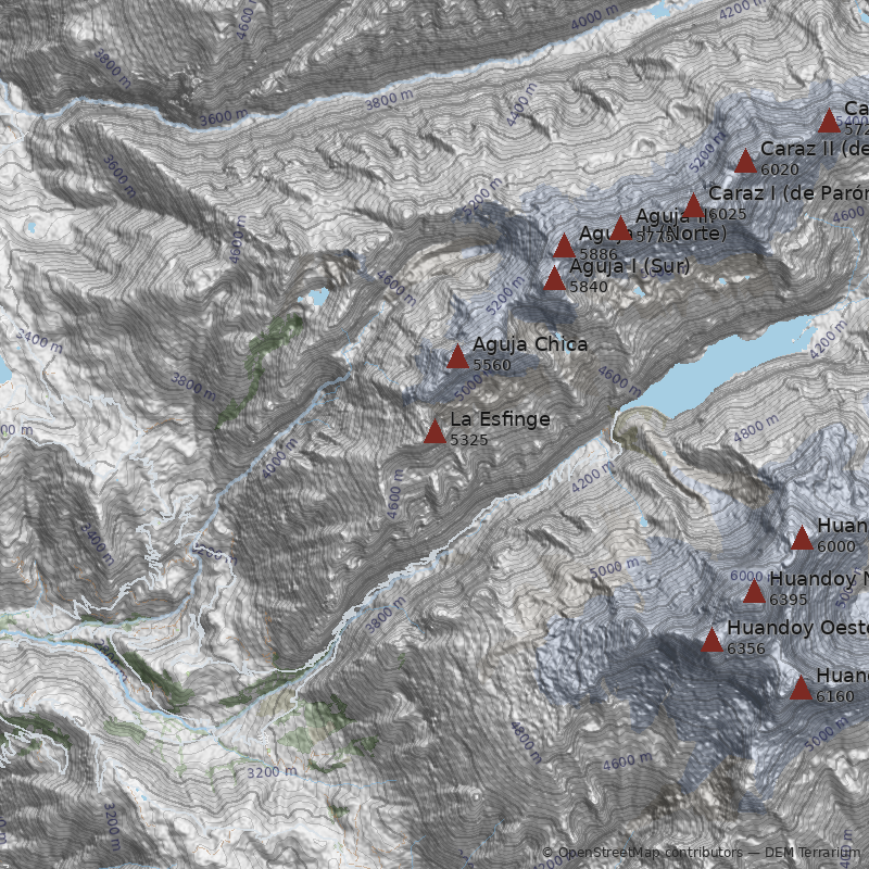 Mapa Cerro La Esfinge
