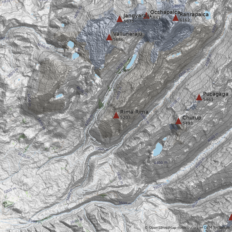 Mapa Cerro Rima Rima