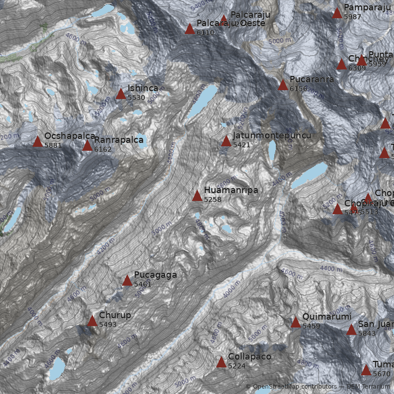 Mapa Cerro Huamanripa