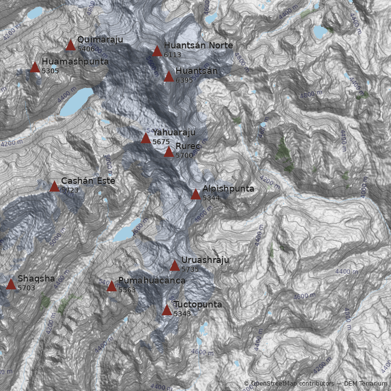 Mapa Cerro Alpishpunta