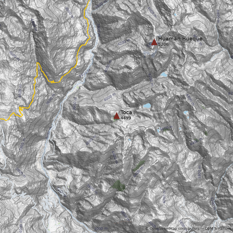 Mapa Cerro Toca