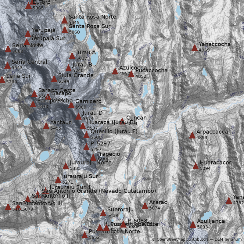 Mapa Cerro Cuncan
