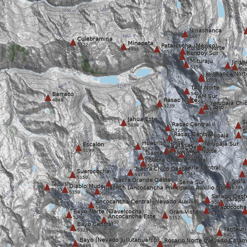Mapa Cerro Jahua Este
