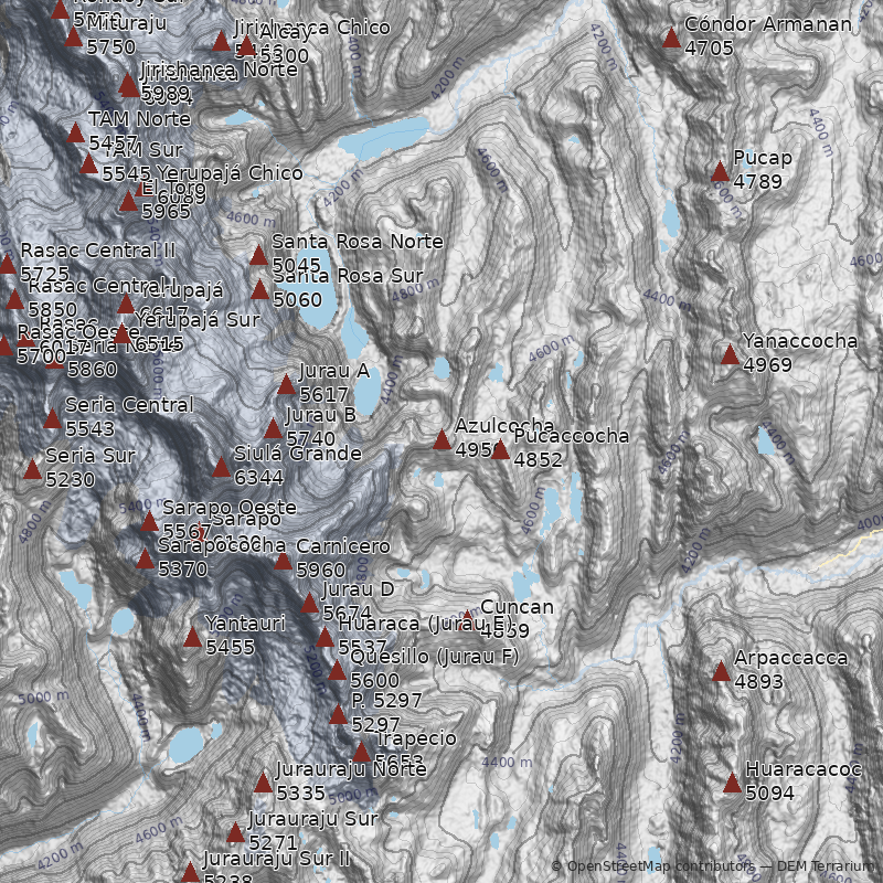 Mapa Cerro Azulcocha
