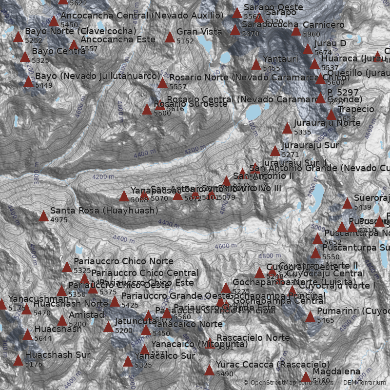 Mapa Cerro San Antonio IV
