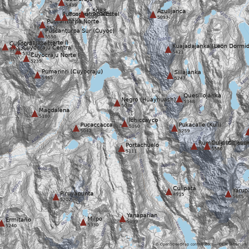 Mapa Cerro Ichiccayco