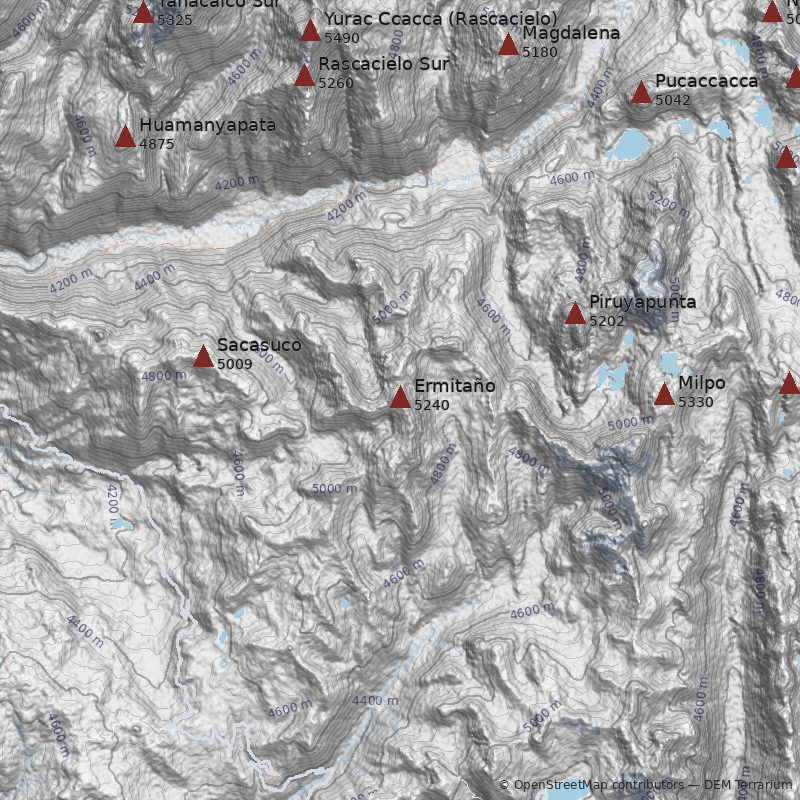 Mapa Cerro Ermitaño
