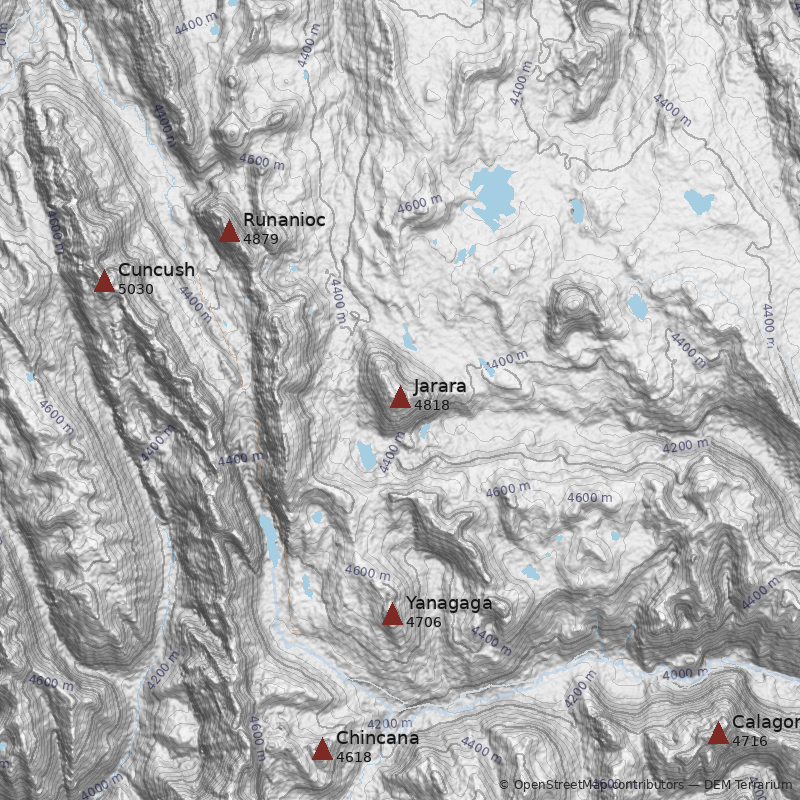 Mapa Cerro Jarara