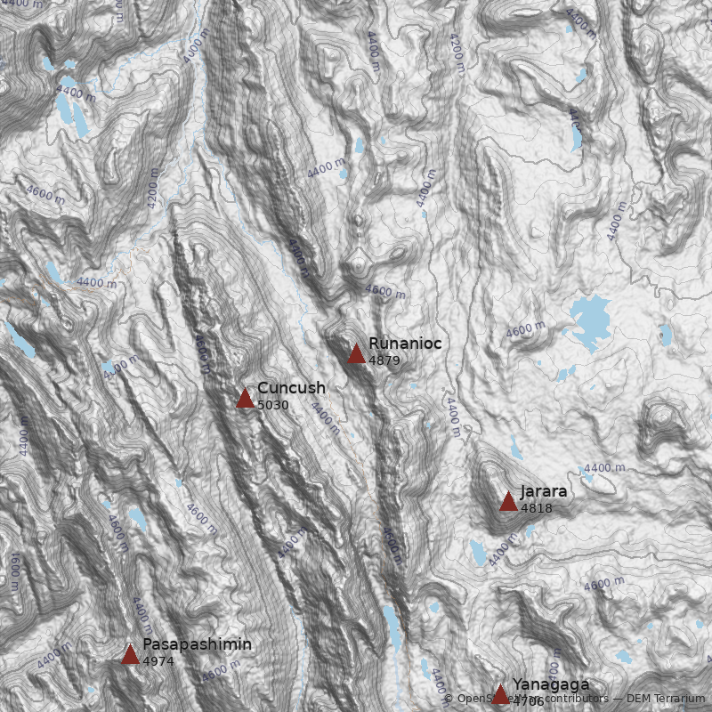 Mapa Cerro Runanioc