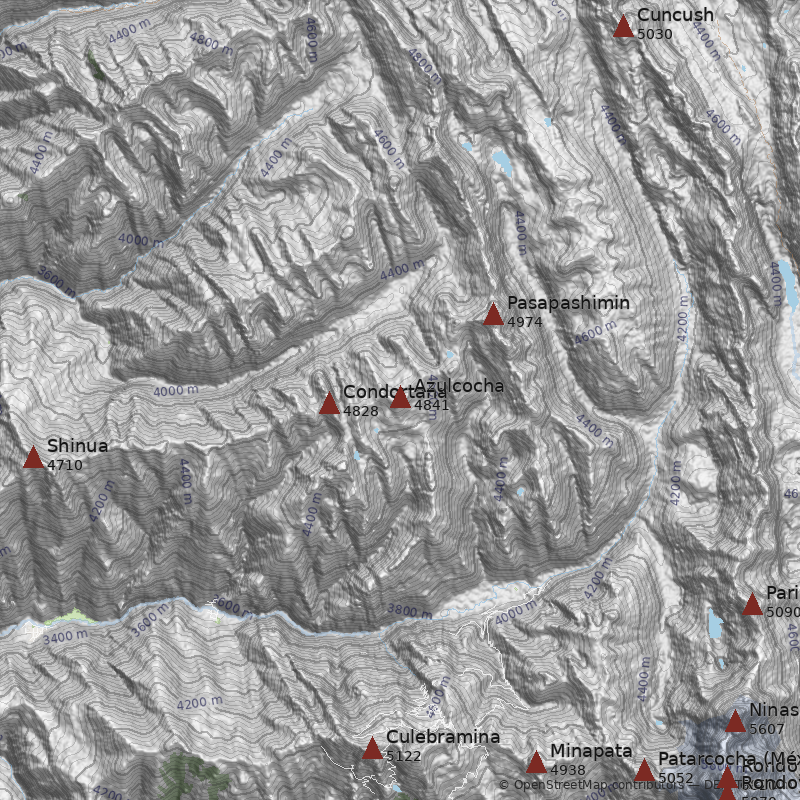 Mapa Cerro Azulcocha