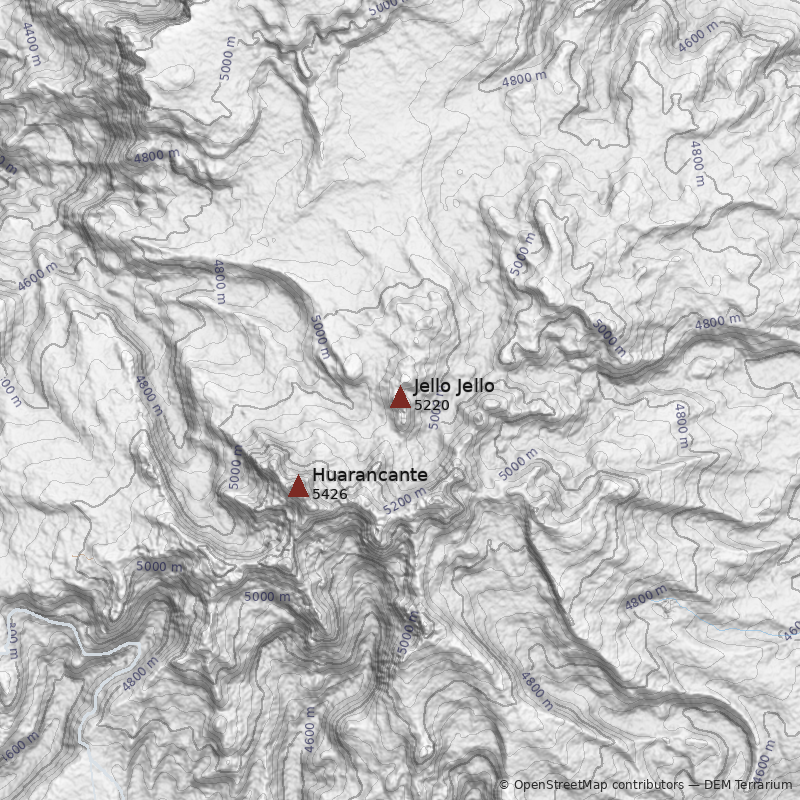 Mapa Cerro Jello Jello