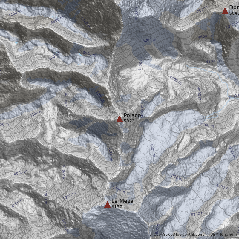 Mapa Pico Polaco