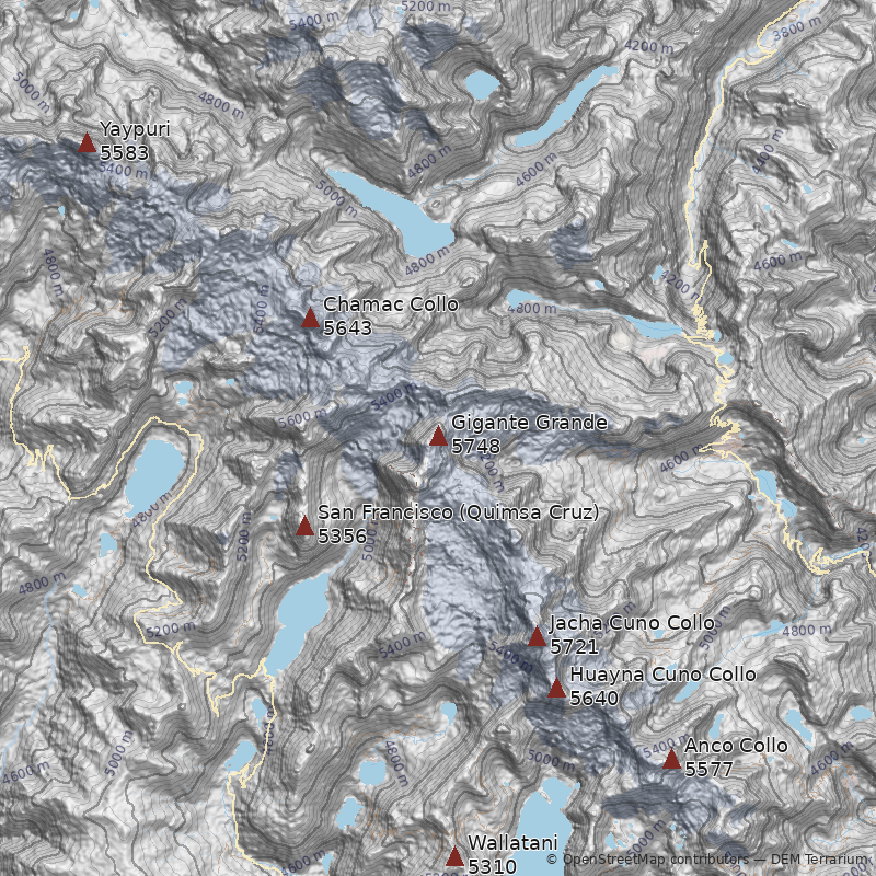 Mapa Cerro Gigante Grande
