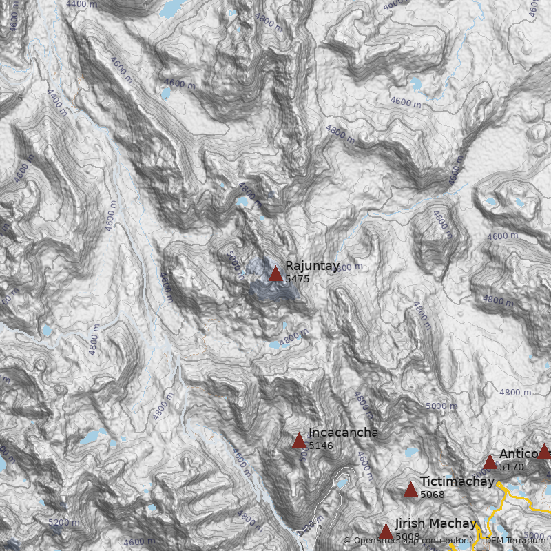 Mapa Cerro Rajuntay