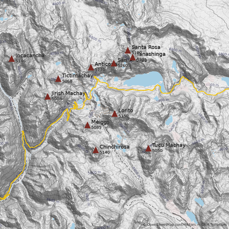 Mapa Pico Lorito