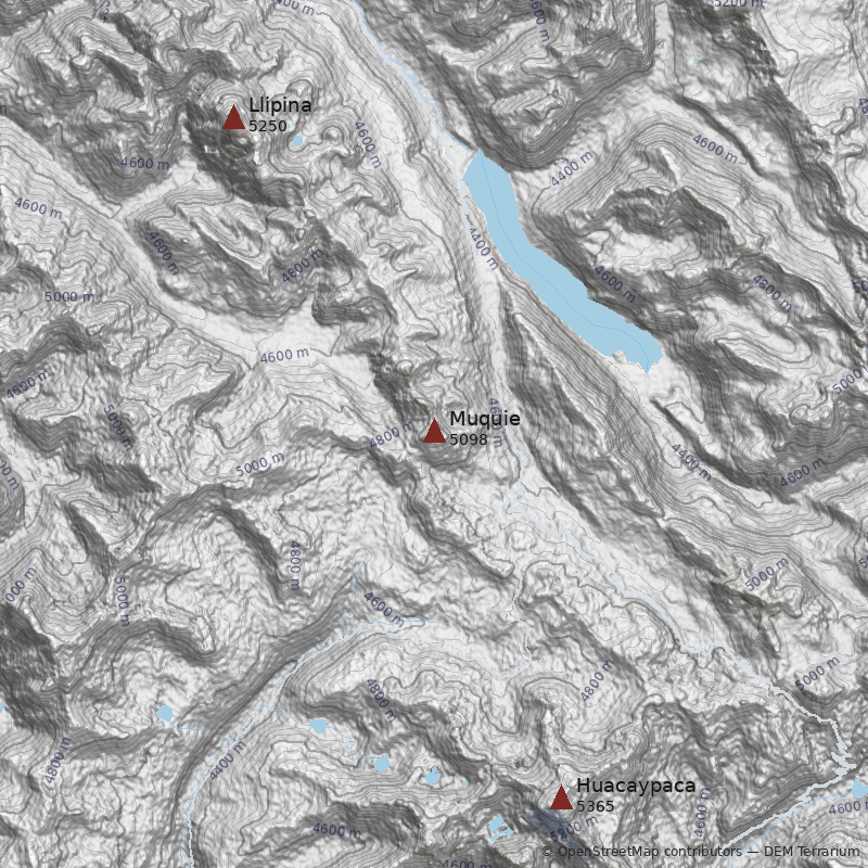 Mapa Cerro Muquie