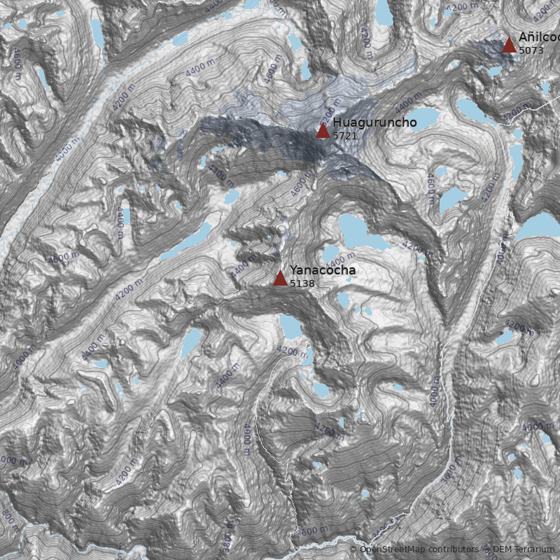 Mapa Aguja Yanacocha