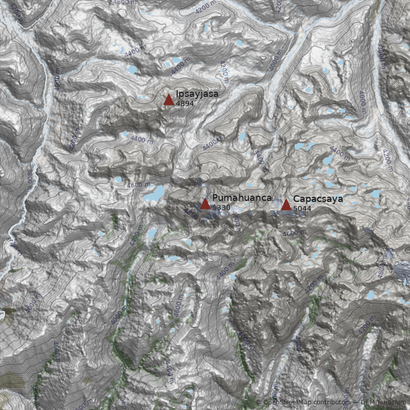 Mapa Cerro Pumahuanca