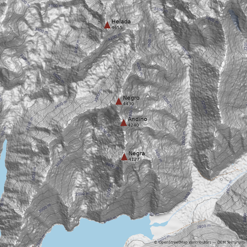 Mapa Punta Andino